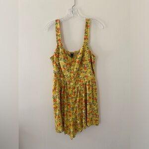 Target Citrus Romper, size large